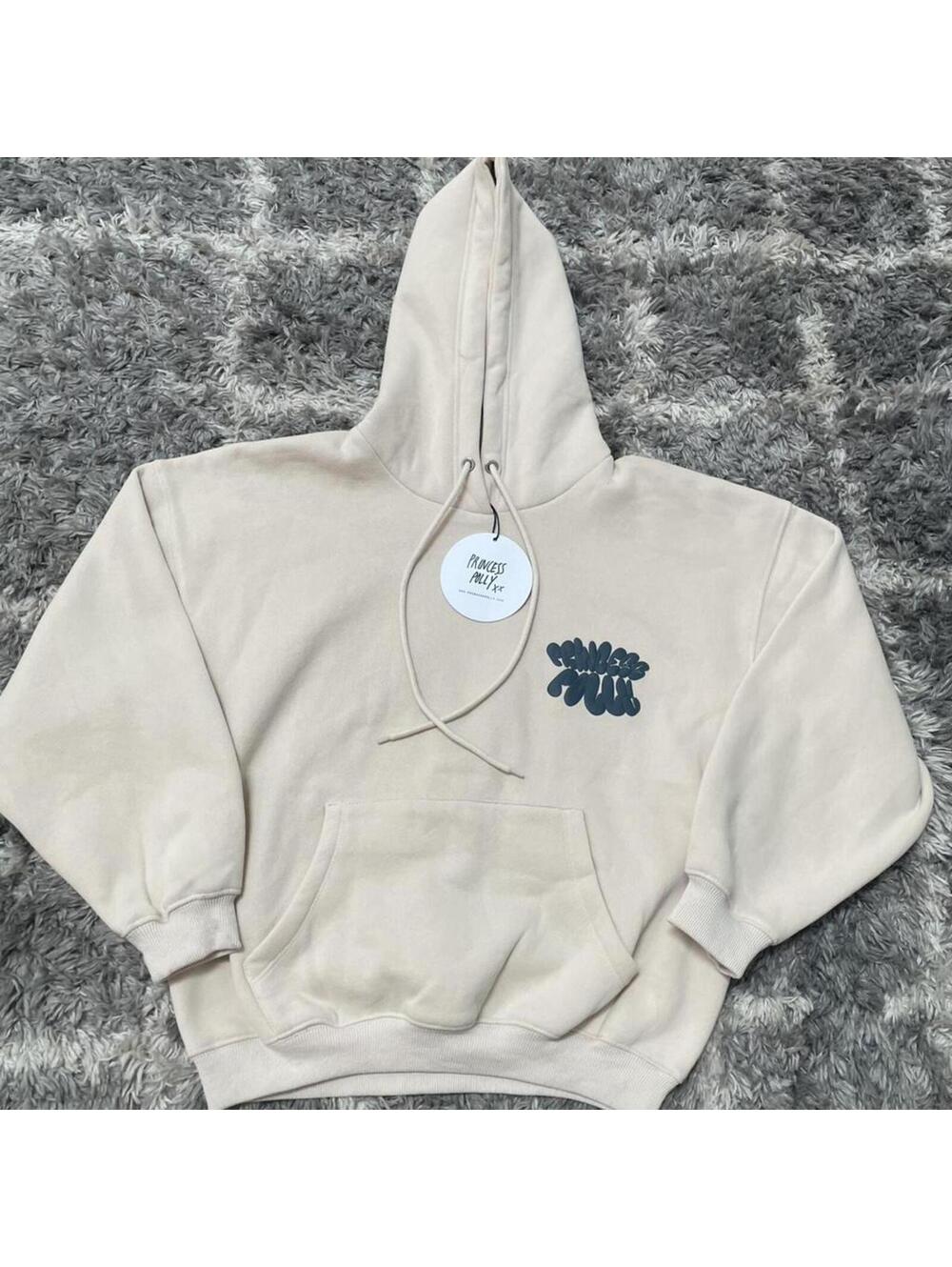 Princess Polly Women's Cream and Tan Hoody